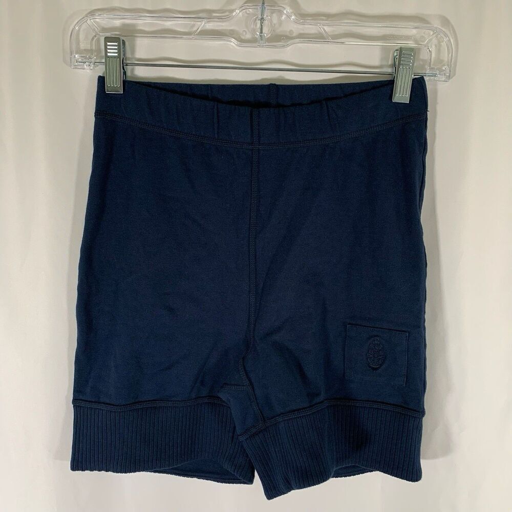 Free People Movements Shorts Women's XS Blue Pull On Elastic Waist Cotton Blend